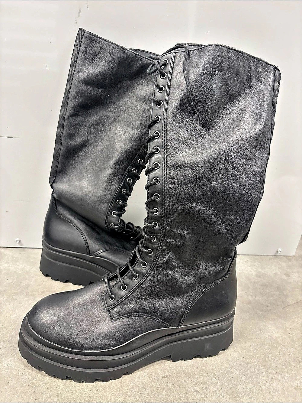 Aldo Carelden Black Combat Boots